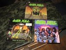 OVERKILL '87 Taking Over '88 Under The Infuence '89 Years Of Decay NM LP 2 promo