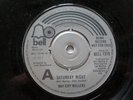 BAY CITY ROLLERS Saturday/Hey  C.B. UK DEMO 45 1973 Junksop GLAM BIKER Power Pop