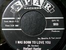 45rpm record NORTHERN SOUL HERBERT HUNTER SPAR 9009