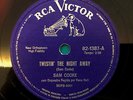 SAM COOKE - Twistin' the Night Away/ One More Time SOUL ROCK 78 RPM BRAZIL 1962