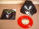 KISS - GENE SIMMONS - RADIOACTIVE, RED VINYL, MASK - CAN 134 - NEAR MINT