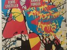 rare 1979 ELVIS COSTELLO armed forces COLOR VINYL CANADA LP Shrink+hype sticker