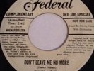 Jimmy Nolen Wipe Your Tears Don't lead Me No More Federal Promo James Brown Rare