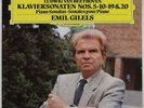 EMIL GILELS BEETHOVEN PIANO SONATAS Nos. 5,10 19-20 DGG ED1 DIGITAL 419172-1 NM