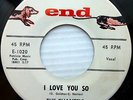 the CHANTELS doowop VG++ END 45 How Could You Call It Off / I Love You So F1346
