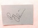 Roy Orbison Genuine original Autograph Signed slip AUTHENTIC Birmingham June 63