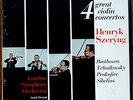 HENRYK SZERYNG 4 Great Violin Concertos MERCURY SR3 9017 ED1 GOLD LABEL PROMO 