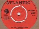 Sam & Dave - You Dont Know Like I Know / Hold On Im Coming - Atlantic 584003 - N