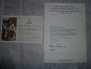 I ME MINE George Harrison BEATLES Genesis Publications Promo Order Form Letter