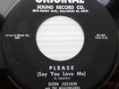 DON JULIAN Meadowlarks doowop mint minus 45 PLEASE say you love me DOIN CHA ws42