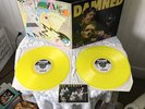 The Damned ?Damned Damned Damned / Music For Pleasure double LP RARE YELLOW 1986