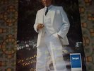 Rare grande Affiche Johnny HALLYDAY - Pub Tissus Roudière/Tergal - Ex état