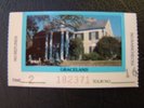 ELVIS PRESLEY GRACELAND TICKETS  SUPERB    COLLECTORS ITEM              