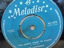 AZIE LAWRENCE I WANT TO BE IN LOVE YOU DIDN'T WANT TO OG UK MELODISC 7