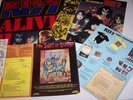 Vintage 1977 KISS Alive II Double Vinyl Record LP & Extras - Evolution - Tattoos