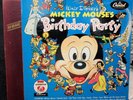 1953 DISNEY MICKEY MOUSE'S BIRTHDAY PARTY 78 rpm Record Set w Picture Booklet