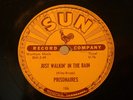 Prisonaires-Walkin' In The Rain b/w Baby Please 78 RPM Sun Records Year 1953-VG-