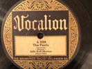 Vocalion 1020 Jelly Roll Morton THE PEARLS/KING PORTER masterpeice 78rpm 1926 V+