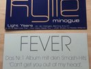 Kylie Minogue Promo Display Fever Instore top rar 60 x 30cm