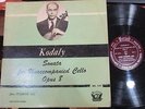 KODALY Sonata for Unaccompanied Cello Opus 8 Janos STARKER Period LP Deep Groove