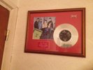 THE BEATLES ANTHOLOGY BOOK AND PICTURE OF THEIR SILVER DISC (REPLICA) FOR TICKET