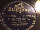 PRE WAR BLUES TOMMY McClennan Bluebird 340716 I Love My Baby/Shake Up & Go E/E-