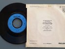 hyper rare 45 tr vinyl 370450 Johnny Hallyday les chevaliers du ciel disque bleu