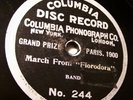 2-Lot early Silver Ring Columbia records (1902)
