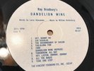 Ray Bradbury - Dandelion Wine Lp Larry Alexander Goldenberg Private Press
