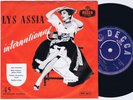 LYS ASSIA Refrain Du Goldner Traum Danish EP 45PS 1956 Eurovision.