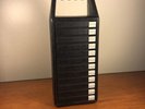 Vintage Fischer C Box CBOX 12 Cassette Tape Carrying Case Black Storage