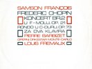 FRANCOIS Samson CHOPIN Piano Concerto 2 Rondo for 2 pianos BARBIZET FREMAUX S/C