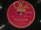 78 RPM -- Texas Alexander, Okeh 8603, EE+  Blues