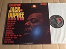 CHAMPION JACK DUPREE - THE BEST OF THE BLUES - LP - USA 1964 -SIGNED - AUTOGRAMM