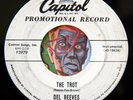 HEAR Del Reeves 45 The Trot/Cool Drool CAPITOL promo rockabilly bopper rocker