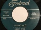 BOBBY BYRD I Found Out POPCORN R&B MOD SOUL FEDERAL