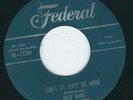 R&B Jump Billy Ward & Dominoes FEDERAL 12209 Can't do sixty no more / If i ...?