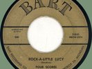 FOUR SCORES Rock-A-Little Lucy / No Other Heart 45rpm Bart 1957 original