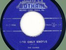 CAPRIS God Only Knows / That's What You're Doing 45rpm Gotham 1954 *blue label*