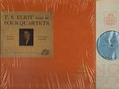 T.S. ELIOT ts eliot reads his four quartets LP EX-/EX+ 45012 uk angel poetry
