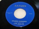 LYN AVALON - SATURN LABEL - GOLDEN EARRINGS - NEAR MINT