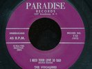 45bs-R&B Vocal Group-PARADISE 113-The Vocaleers