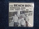 THE BEACH BOYS Barbara Ann/Girl Don't Tell Me on Capitol 45 W/PS VG++