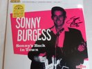 SIGNED Sonny Burgess - Sonny's Back in Town - mint, pink 10