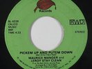 Funk Boogie 45 - Maurice Mander & Leroy Stay Clean - Pickem Up - Blood Leaf VG+