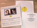 KUBELIK MAHLER & KARAJAN SIBELIUS - Complete Symphonies - DGG 20LP Box MINT