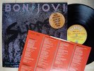 Bon Jovi Slippery When Wet + Inner A//3 B//1 UK LP Vertigo VERH38 1986 VG/EX