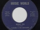Funk Breaks 45 - Carleen & The Groovers - Right On - Music World - rare
