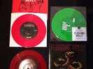FLOGGING MOLLY * 3 x 7` Single * GREEN / RED VINYL Seven Deadly Sins *** NEW **