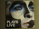 PETER GABRIEL PLAYS LIVE 2LP ORIG '83 GEFFEN 2GHS 4012 F SYNTH POP PROG ROCK NM